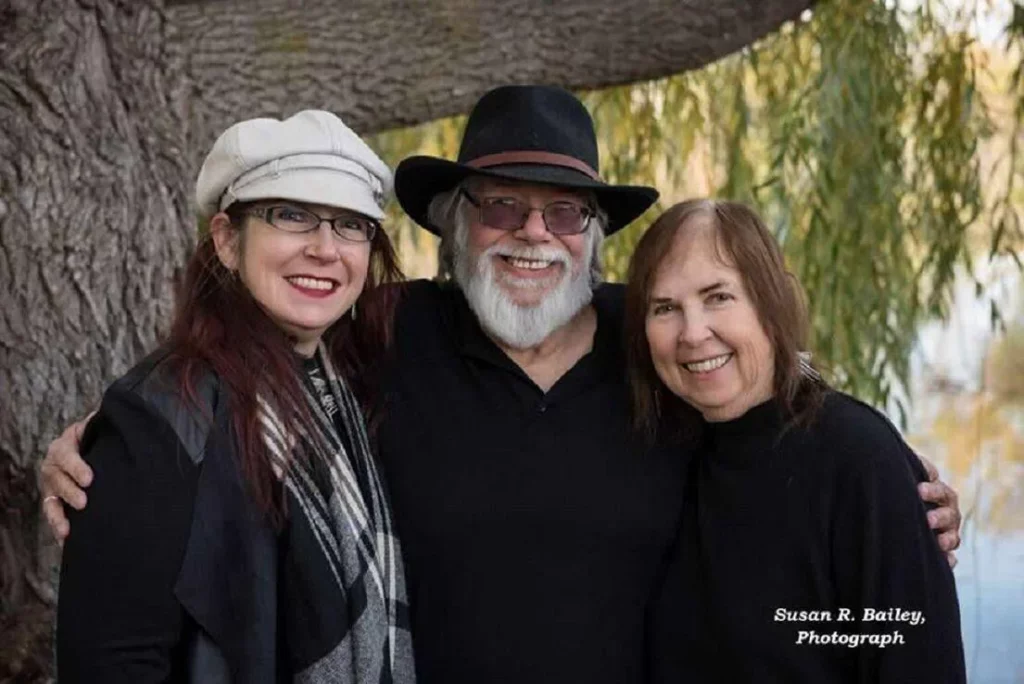 Jessica with her parents